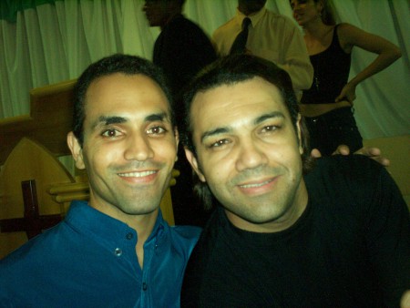 Leandro e o Pastor Marco Feliciano